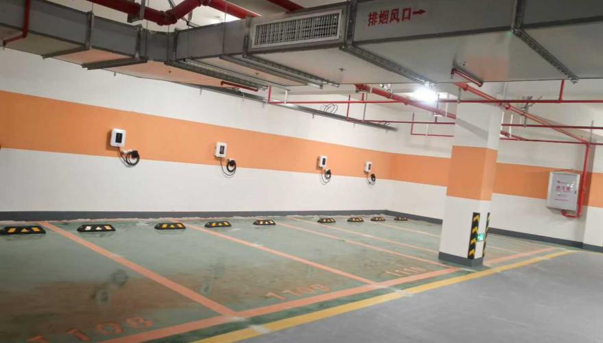 车库充电桩安装案例